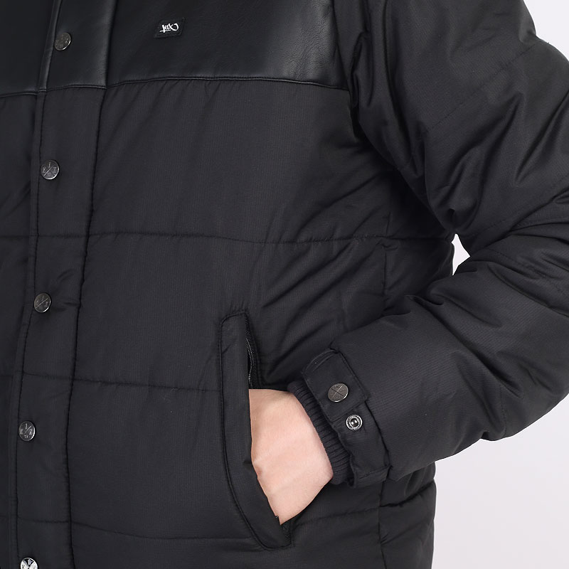 мужская черная куртка K1X PU Anchorage Jacket 1100-0217/0001 - цена, описание, фото 3